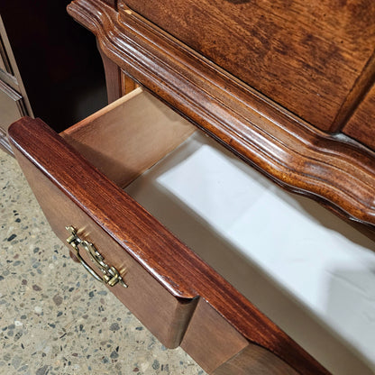 Queen Anne Style Cherry Traditional Style Highboy Chest of Drawers