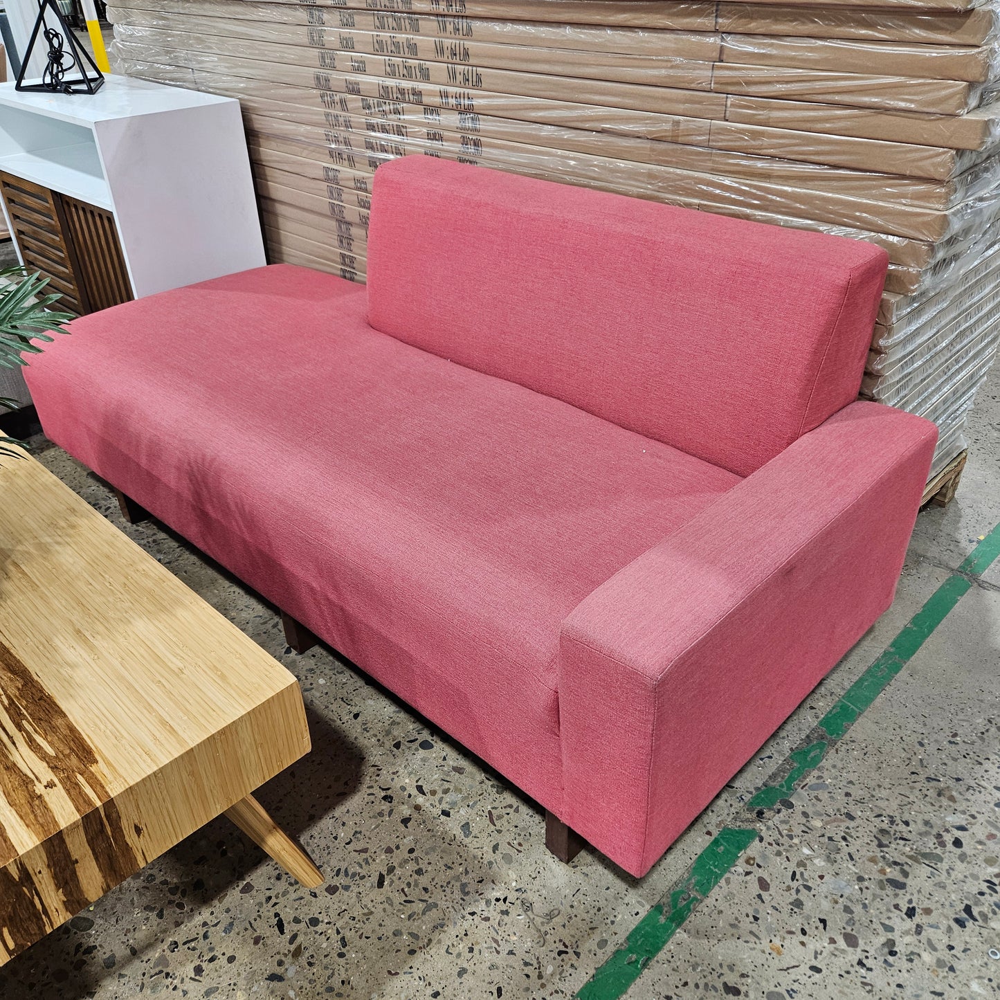 Salmon Chaise Lounge