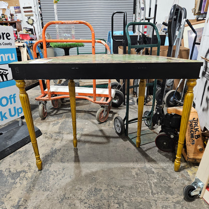 Green Yellow & Brown Sarreid Italy Entryway Console Table