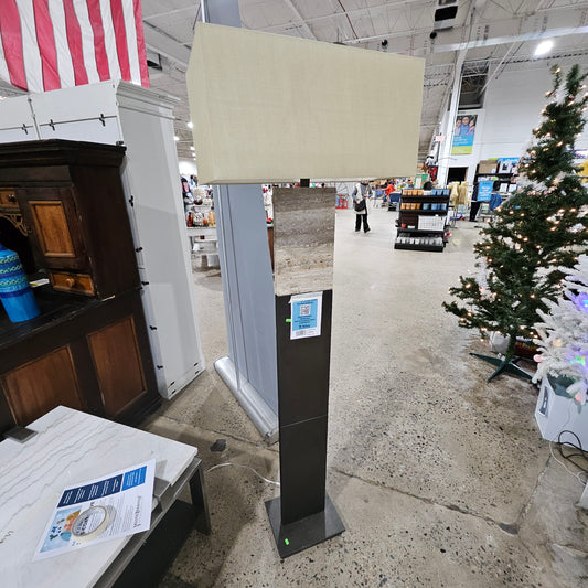 Travertine Floor Lamp