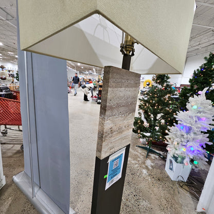 Travertine Floor Lamp