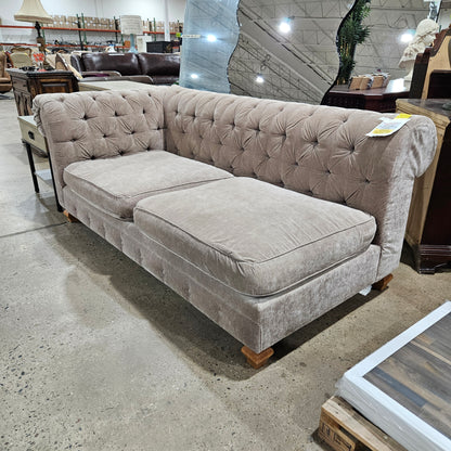Beige Chaise Sofa