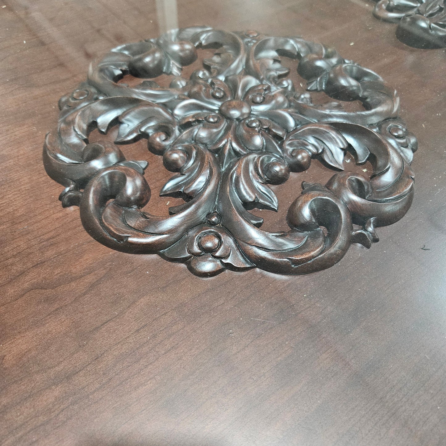 Glass Top Entryway Side Table