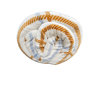 Plaid Plush Throw Blanket with Faux Shearling Reverse - Threshold™