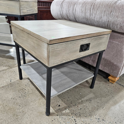 Light Wood Side Table