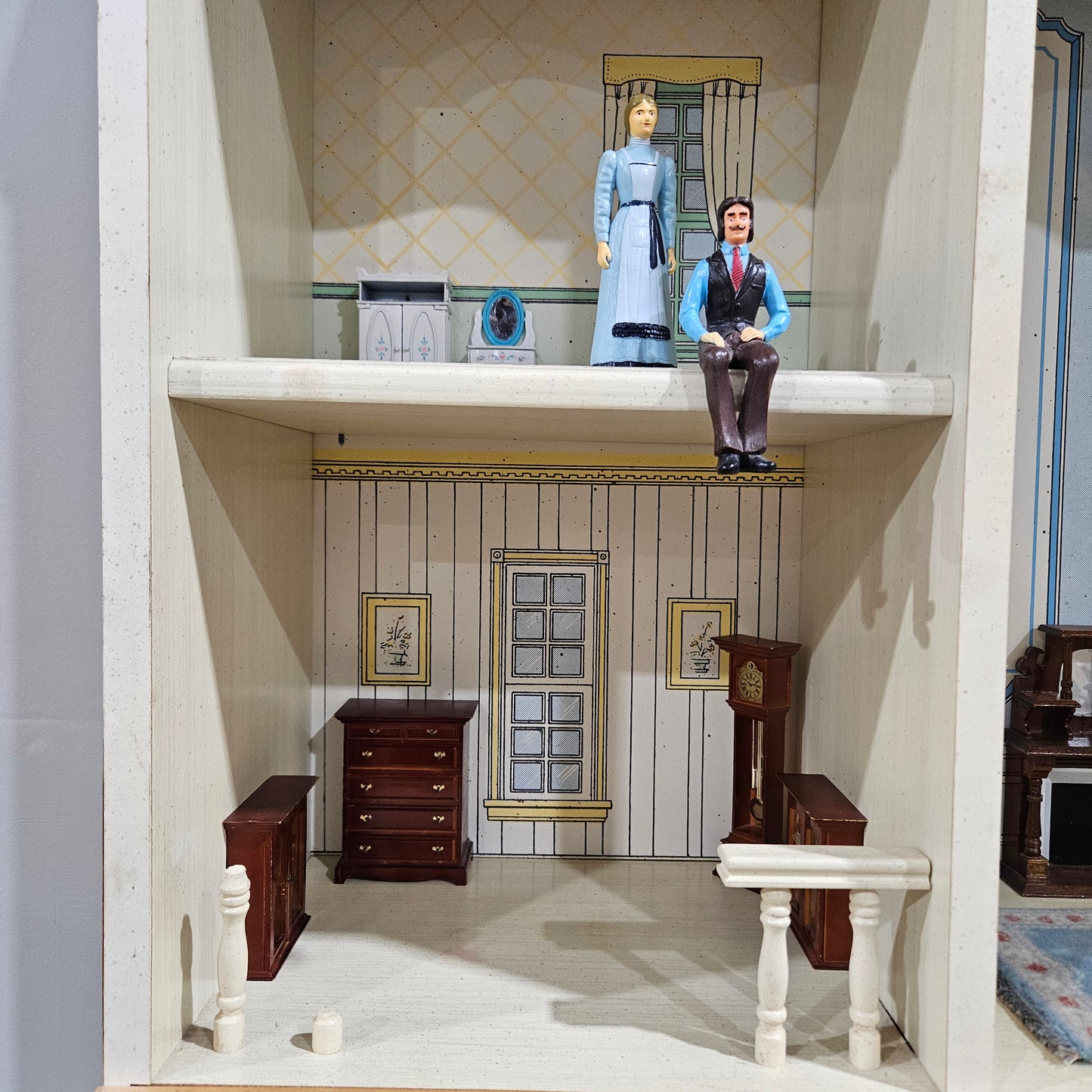 Vintage 70/80's Singer Dollhouse Bedroom Set