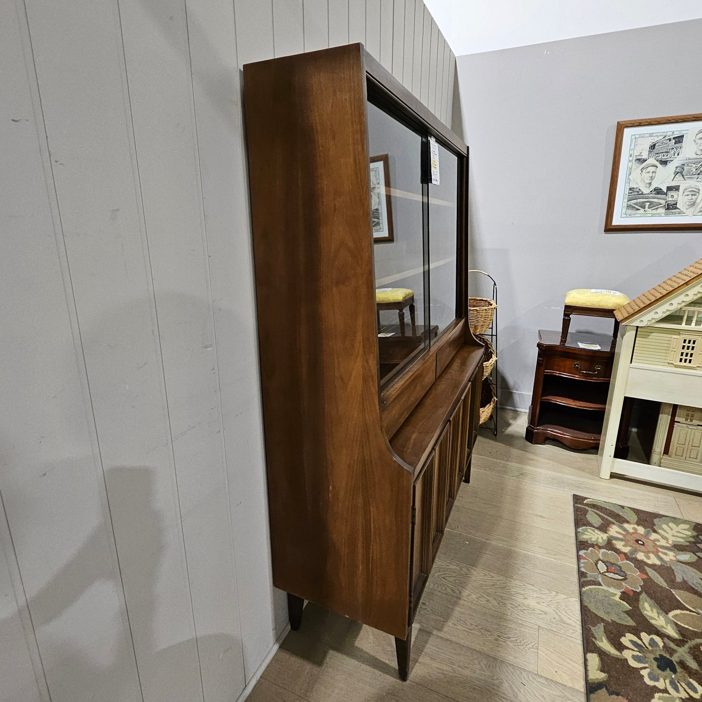 Mid-Century Modern Breakfront Credenza