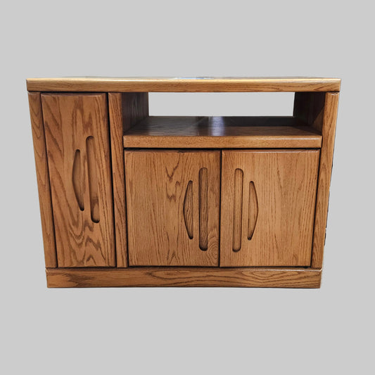 Vintage Oak TV Stand