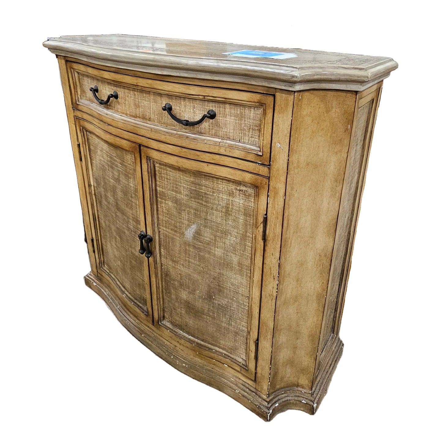 Vintage-style Wood Buffet Cabinet