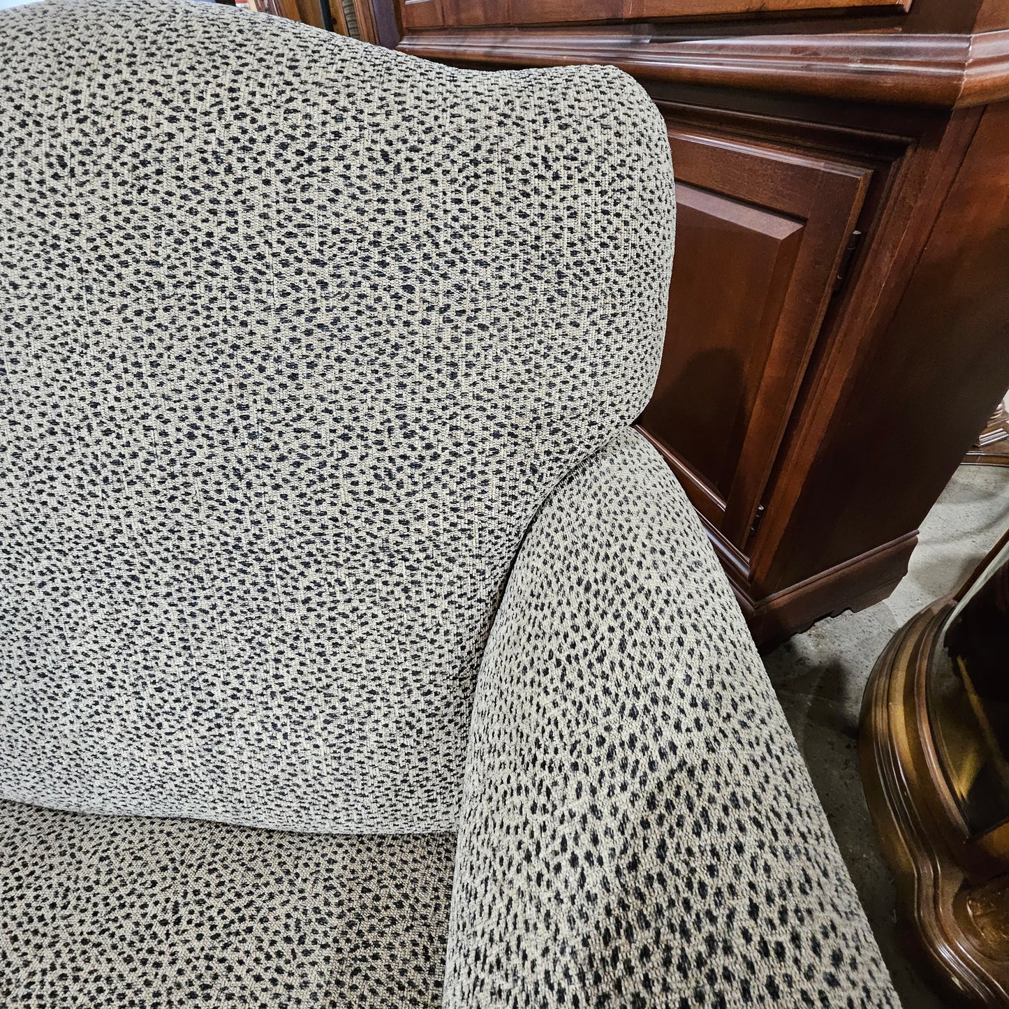Patterned Upholstered Armchair
