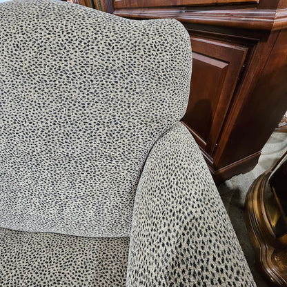 Patterned Upholstered Armchair