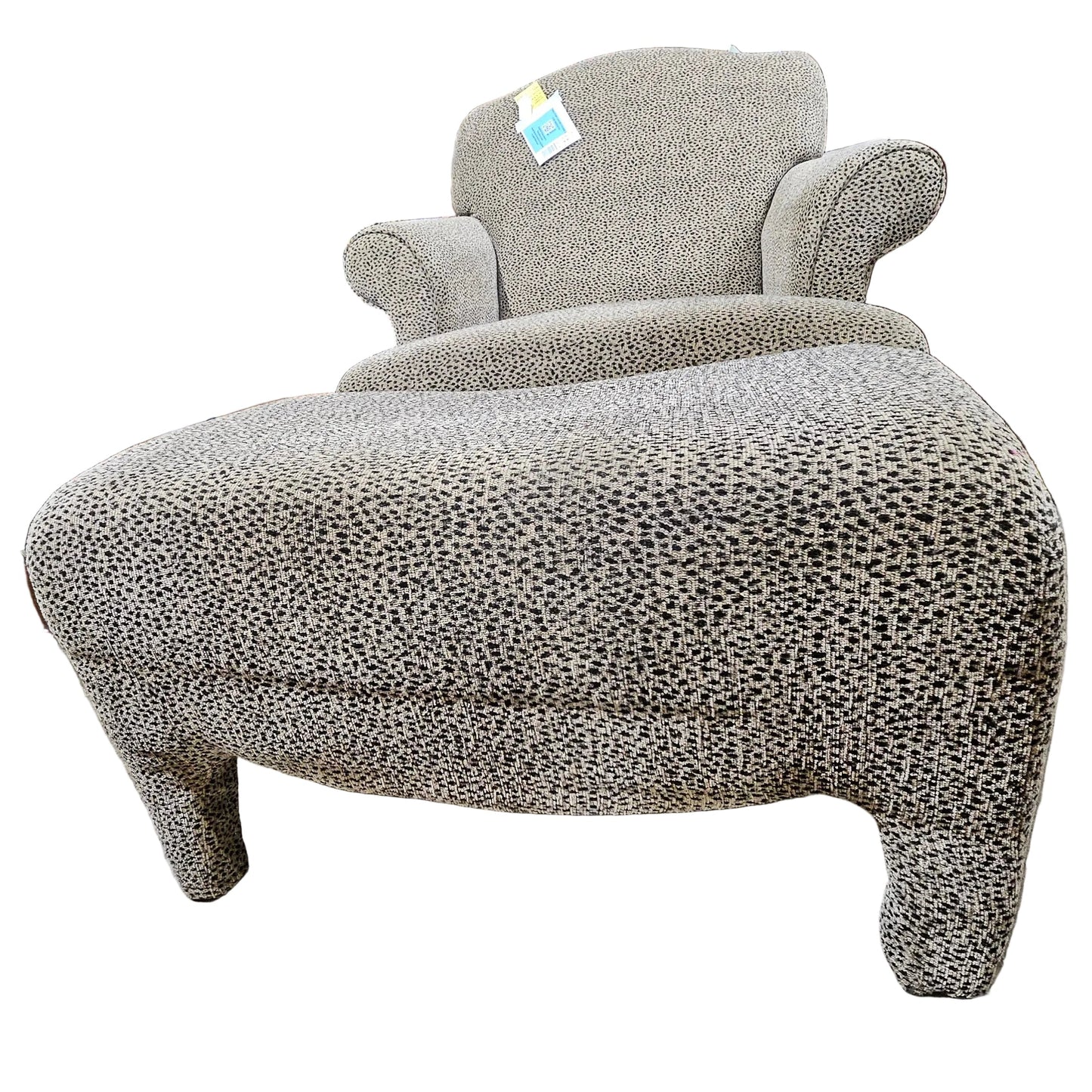 Patterned Upholstered Armchair