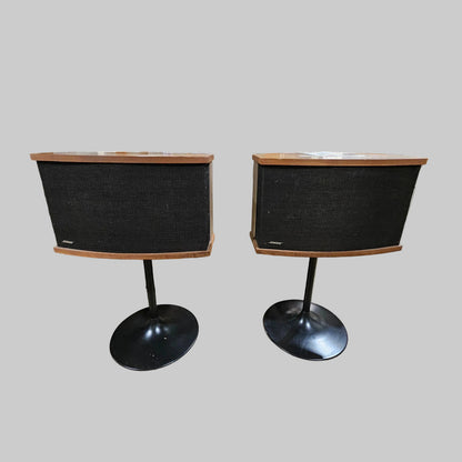 VINTAGE BOSE 901 SERIES V SPEAKERS With Tulip Base