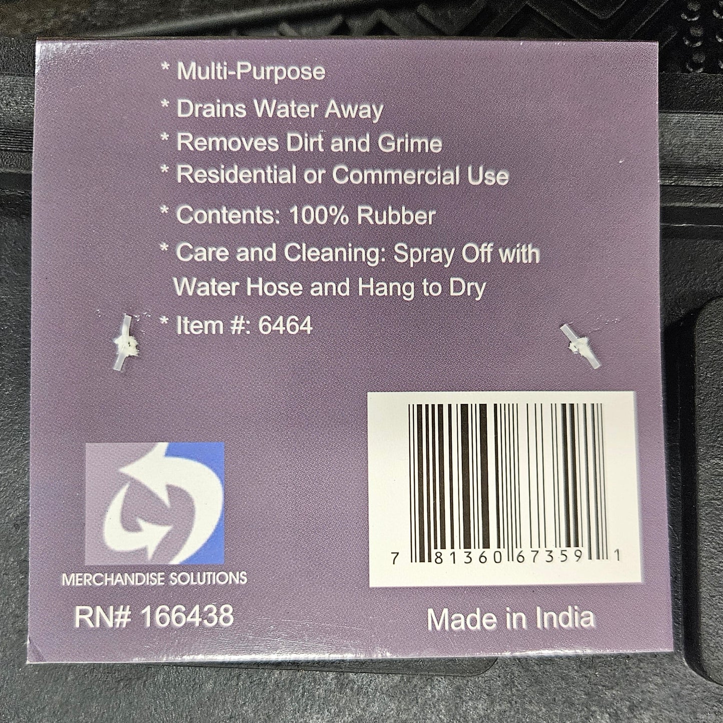 (New) Heavy Duty Rubber Mat
