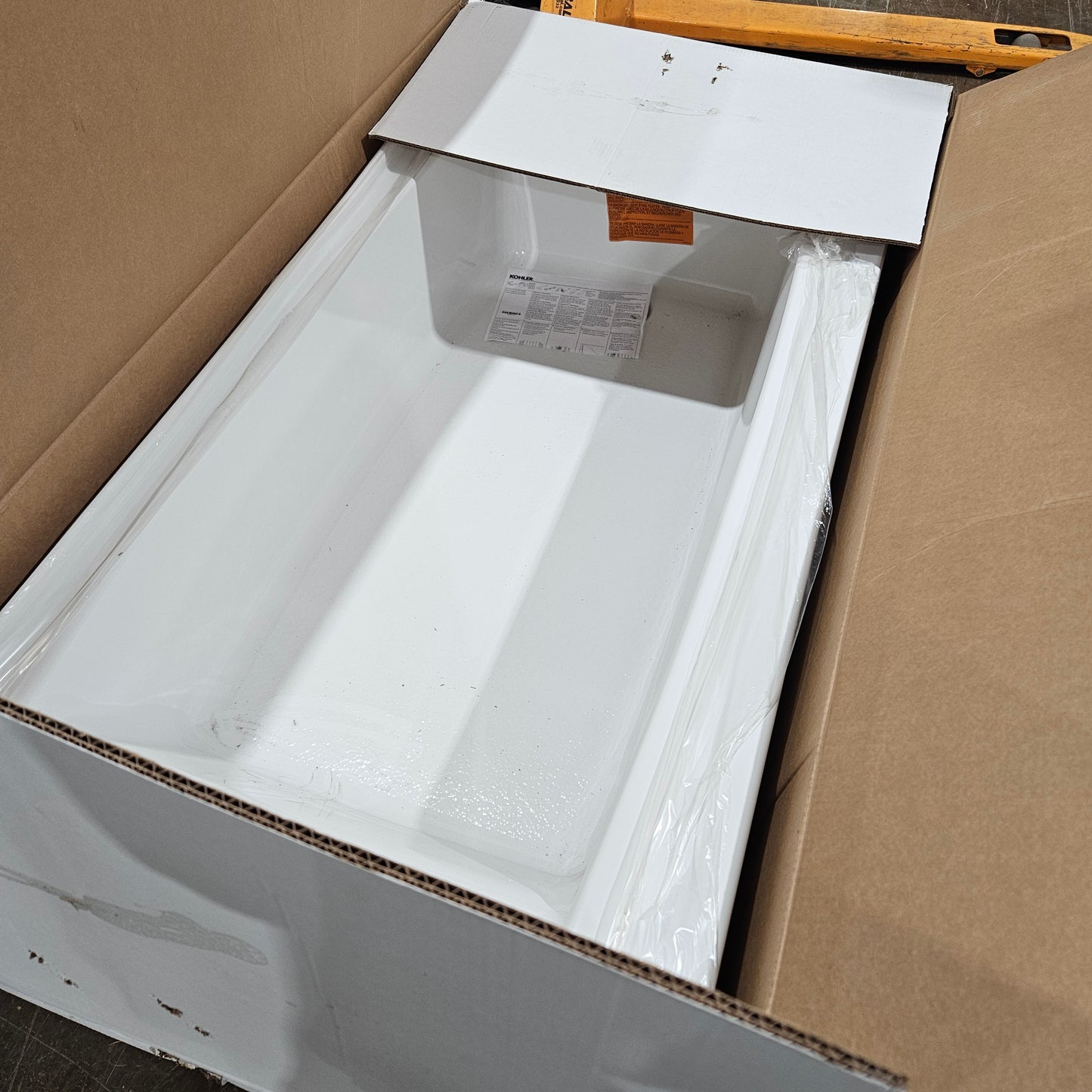 (New) K-26109-RA Entity 5 Ft. Alcove Bathtub