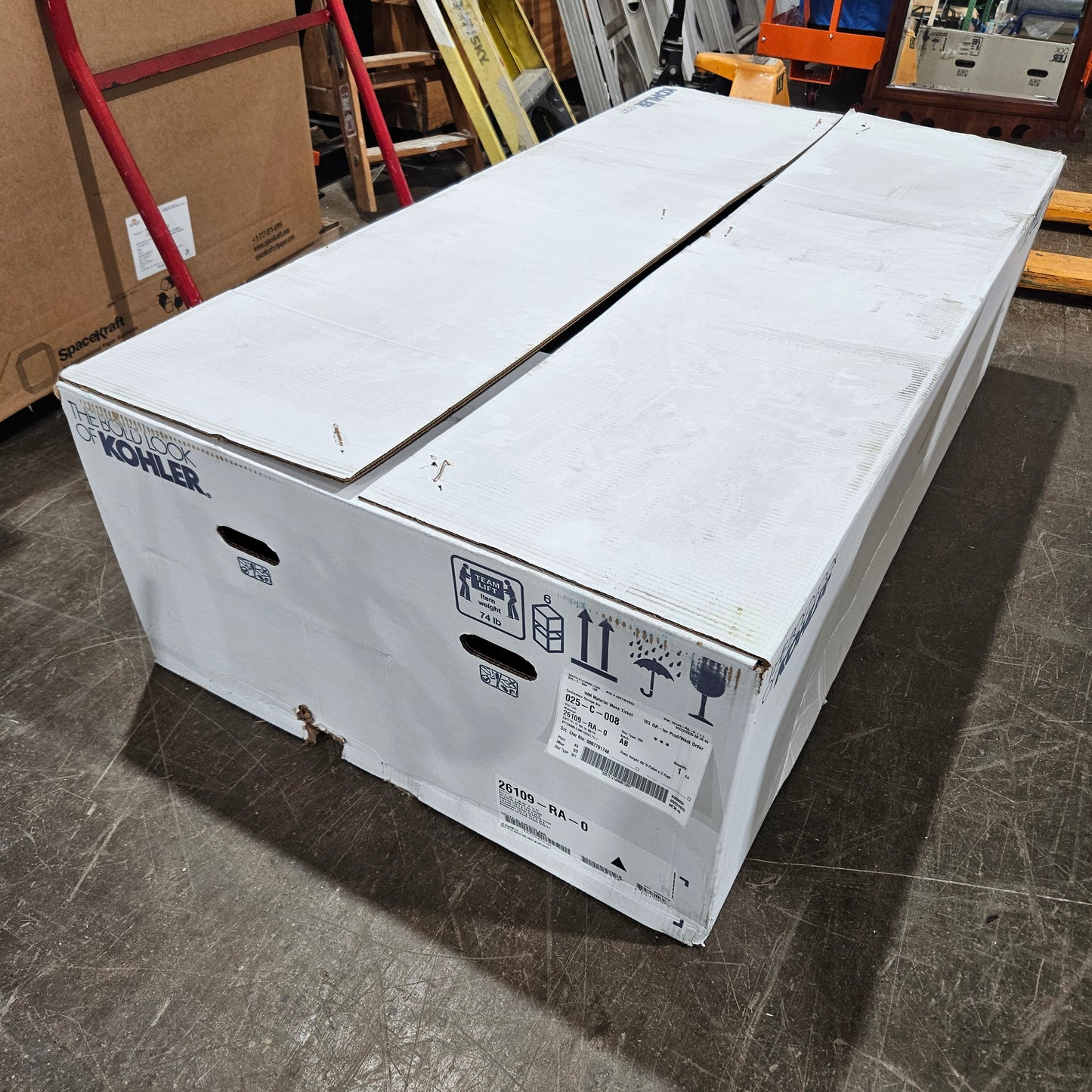 (New) K-26109-RA Entity 5 Ft. Alcove Bathtub