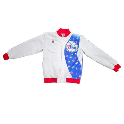 90’s Philadelphia 76ers Sixers Champion NBA Warm-Up Jacket Size 40/M