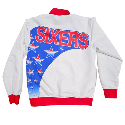90’s Philadelphia 76ers Sixers Champion NBA Warm-Up Jacket Size 40/M