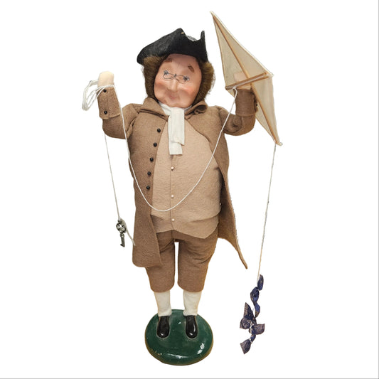 Ben Franklin With Kite - No Box Historical by Byers' Choice Ltd