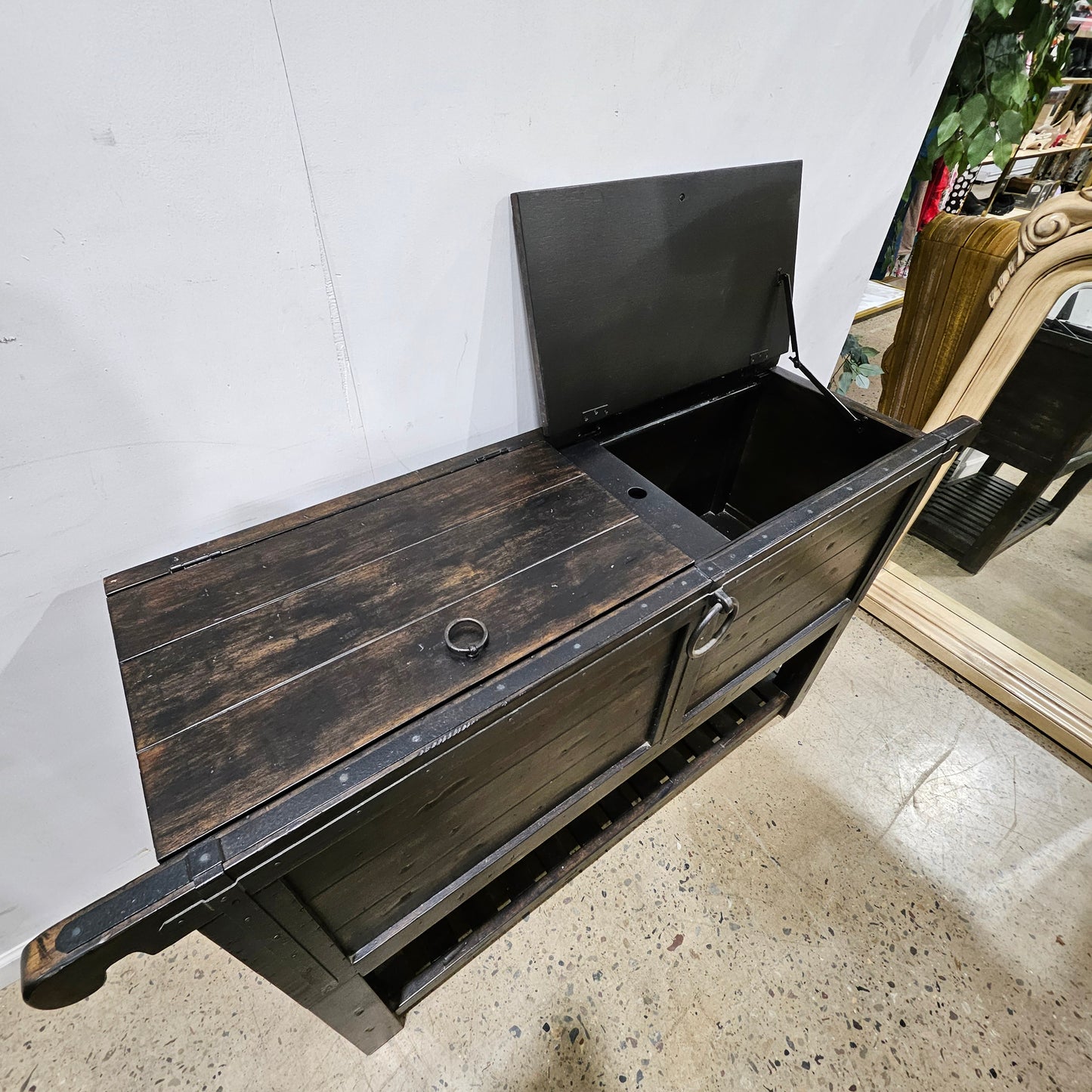 Pottery Barn Maddox Bar Console, Retail Price: $2,500