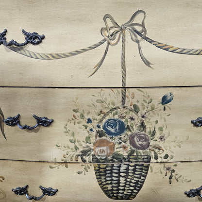 Bouquet Accent Bombe Style Chest