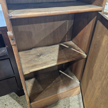 Vintage Pine Wood Hand Painted Cabinet