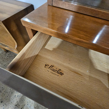 American of Martinsville Mid Century Modern Walnut Tall Chest