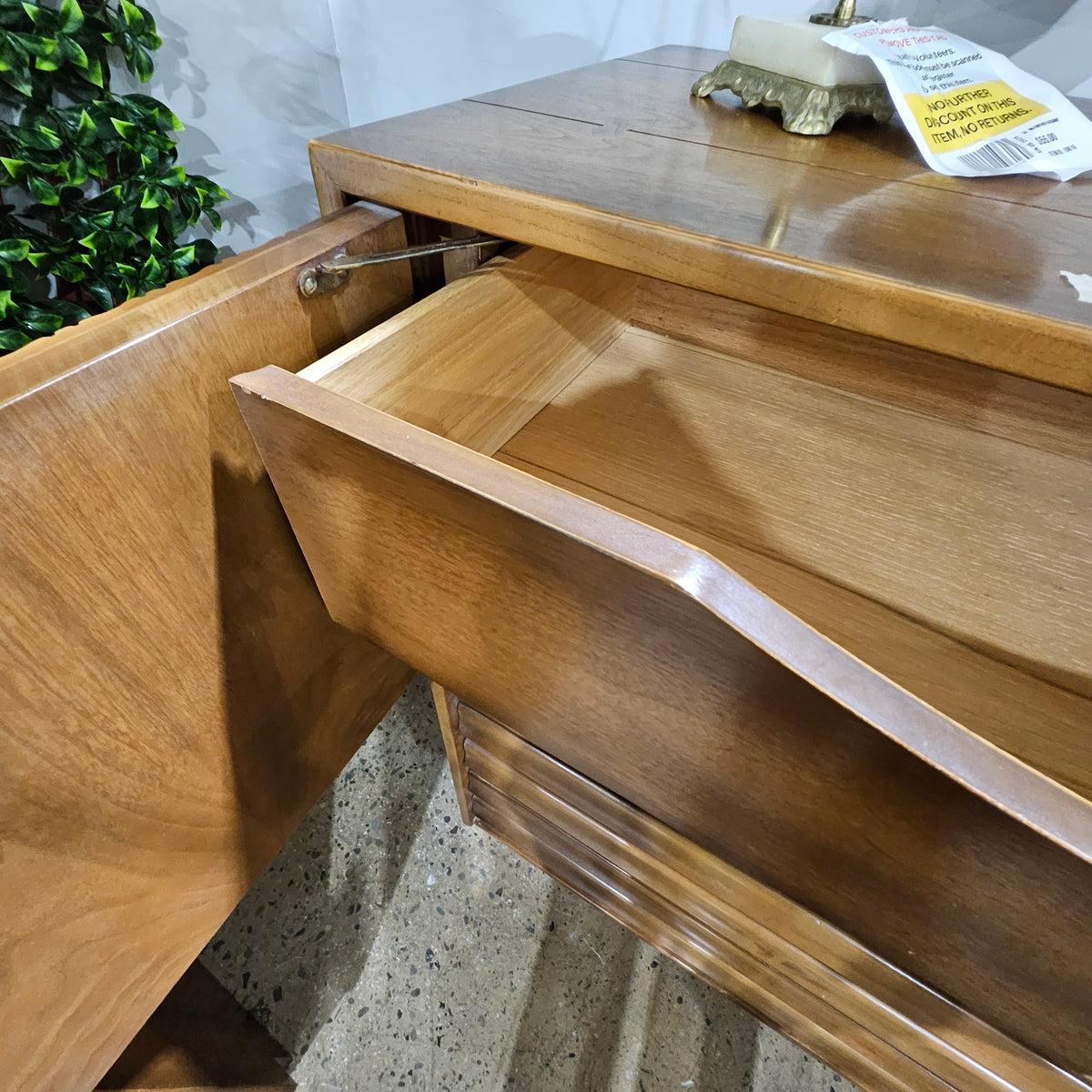 American of Martinsville Mid Century Modern Walnut Tall Chest
