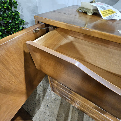 American of Martinsville Mid Century Modern Walnut Tall Chest