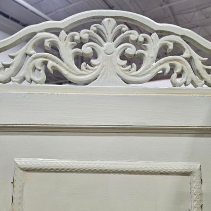 Hand Painted Folding Wood Room Divider Screen