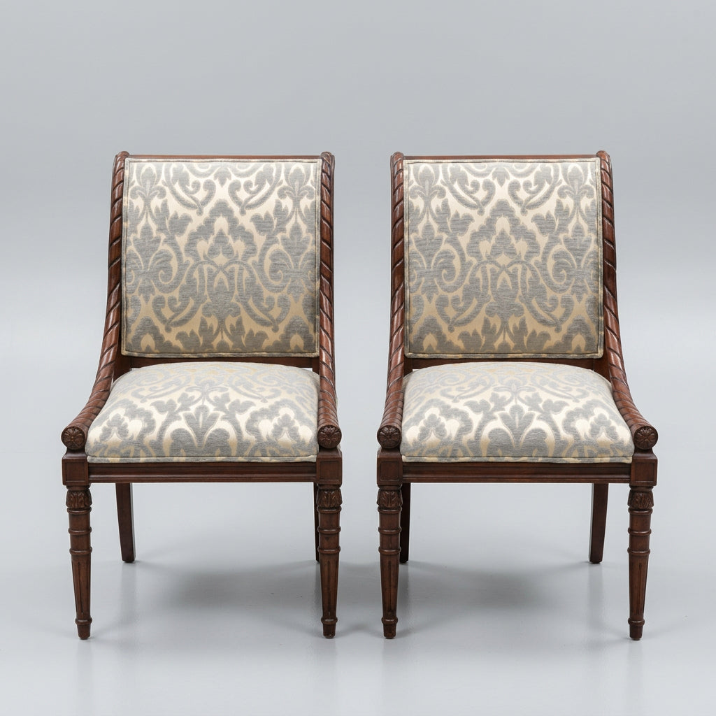 Vintage Traditional-Style Wood Chair