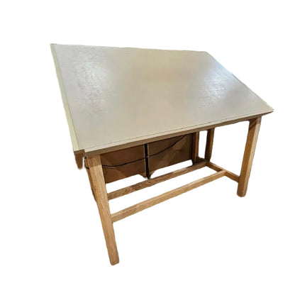 Vintage Wooden Drafting Table