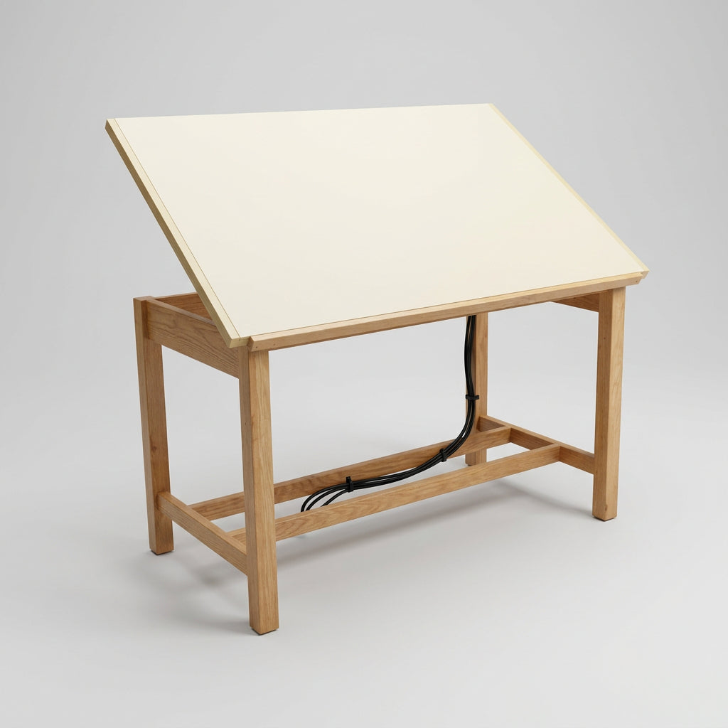 Vintage Wooden Drafting Table