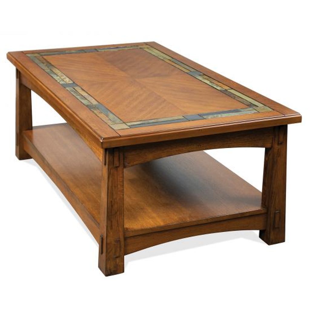 Riverside Furniture Craftsman Home Rectangular Coffee Table