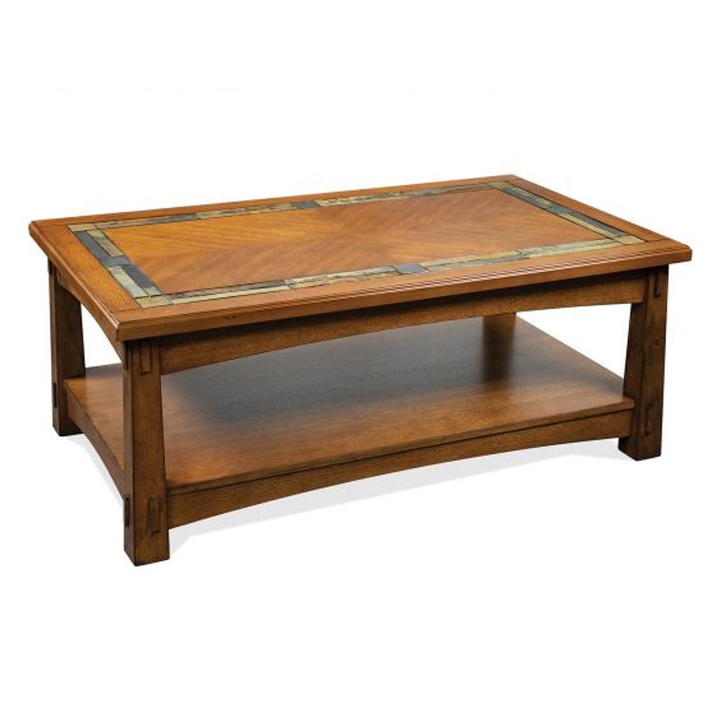 Riverside Furniture Craftsman Home Rectangular Coffee Table