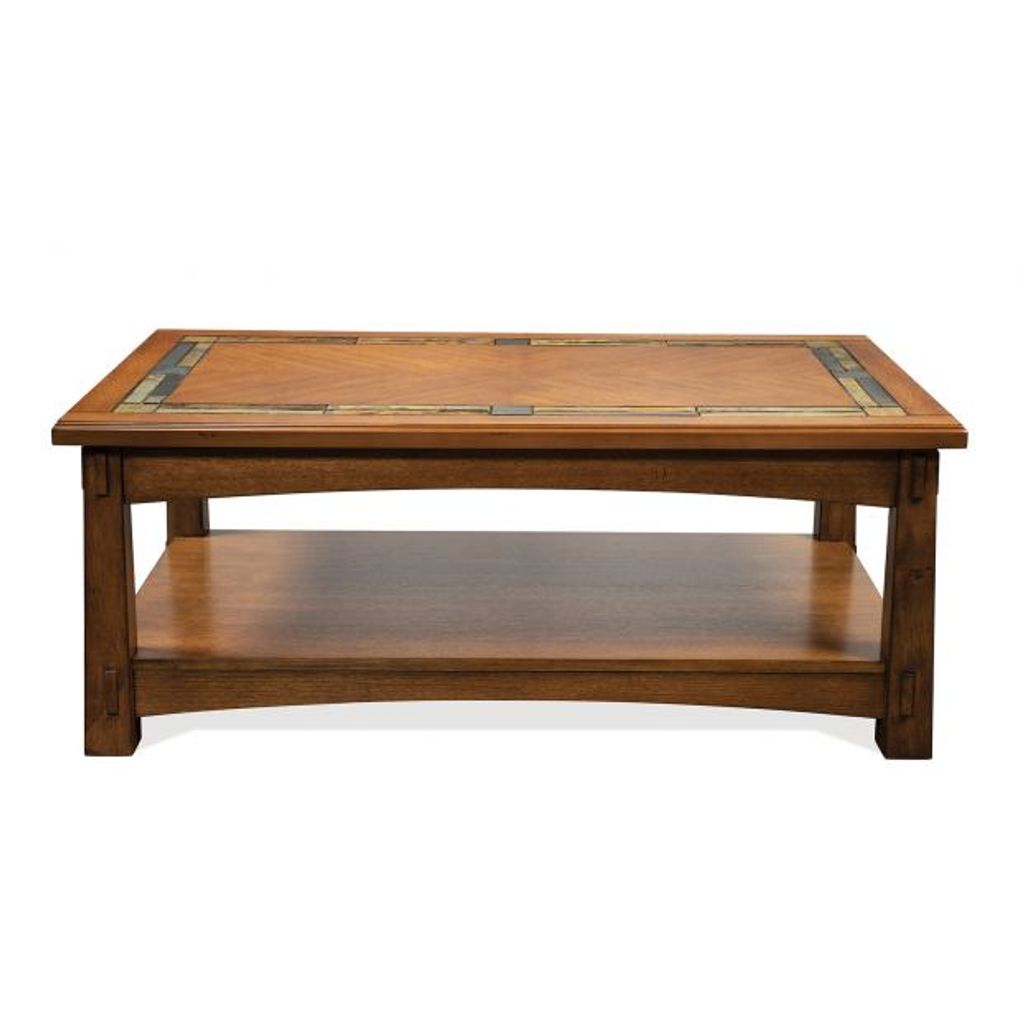 Riverside Furniture Craftsman Home Rectangular Coffee Table