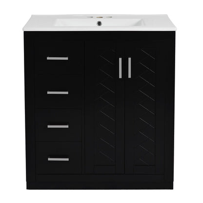 36" Bathroom Vanity with Ceramic Sink