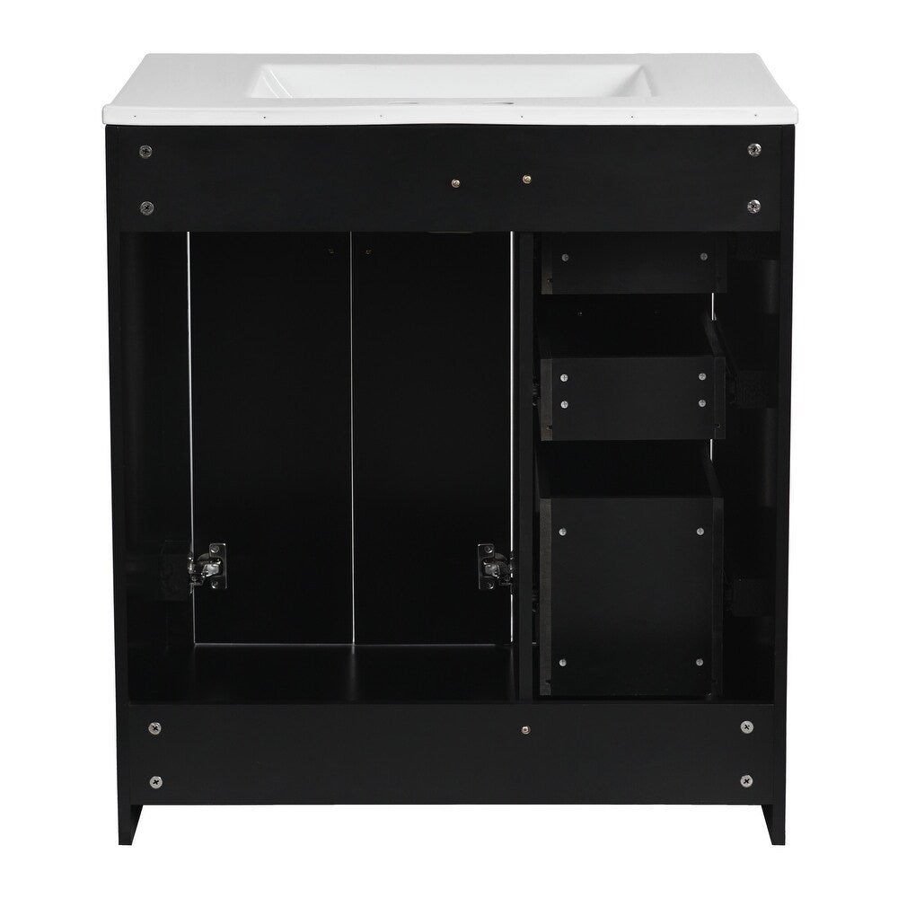 36" Bathroom Vanity with Ceramic Sink