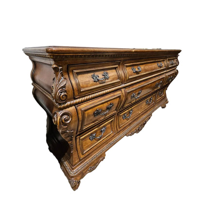 Vintage/Antique Dark Brown Wood Dresser
