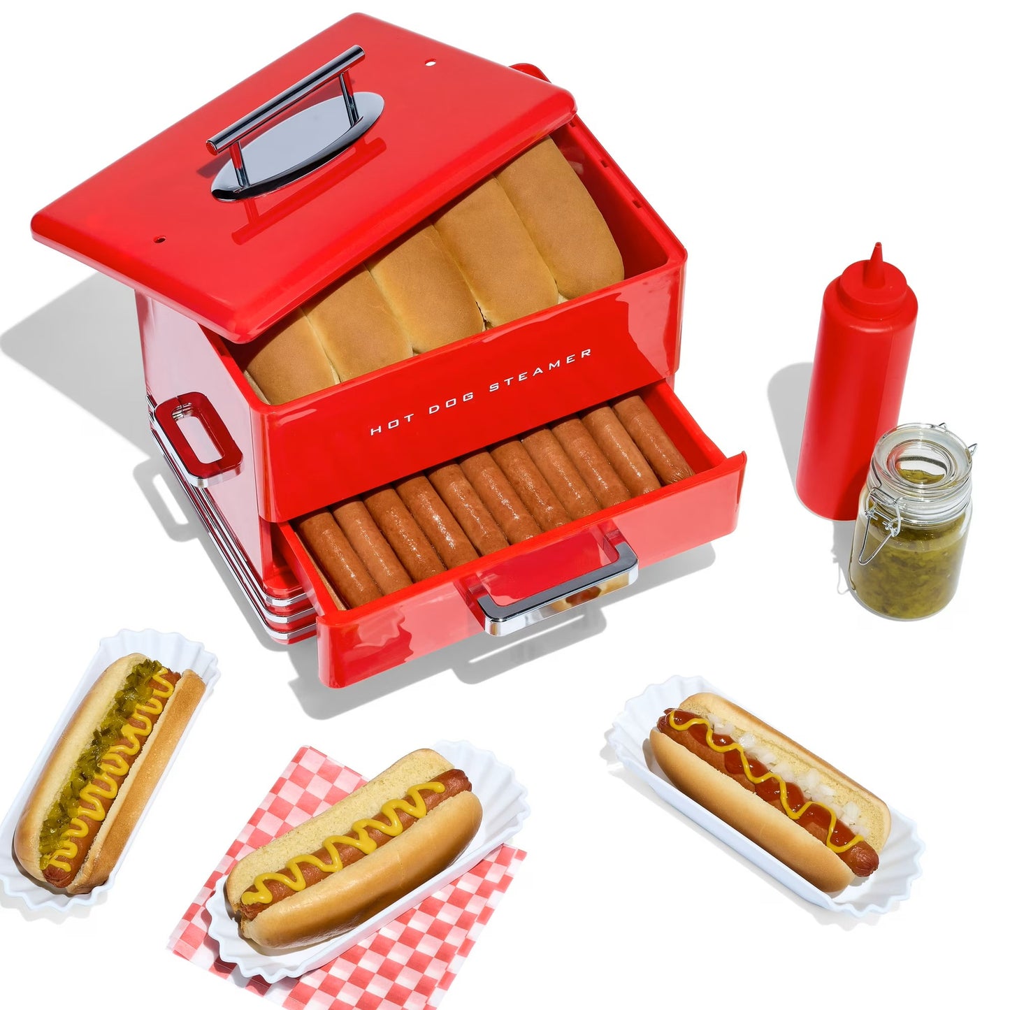 (New) Nostalgia Hot Dog Steamer