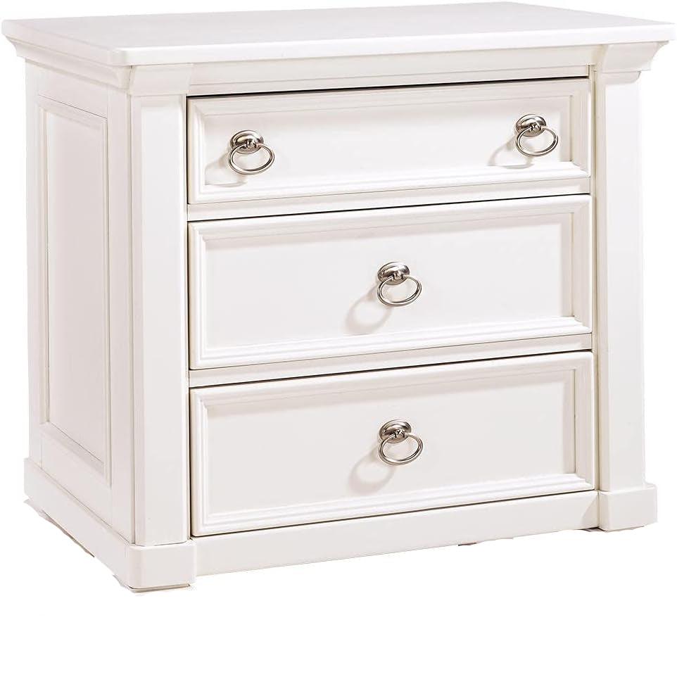 (New) Ashley Prentice Cottage Quaint 3 Drawer Nightstand