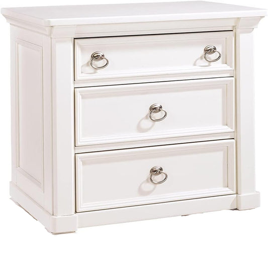 (New) Ashley Prentice Cottage Quaint 3 Drawer Nightstand
