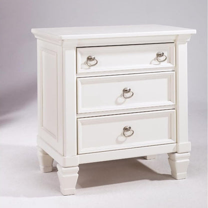 Ashley Prentice Cottage Quaint 3 Drawer Nightstand