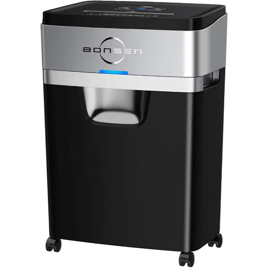 (New) BONSEN 20-Sheet Cross-Cut P-4 High Security Heavy Duty Paper Shredder