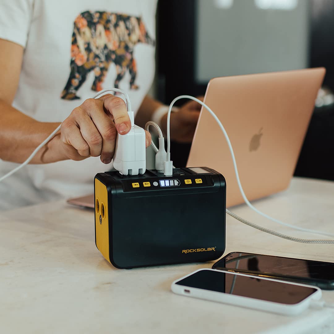 Rocksolar 120W Ultra-Lightweight portable power station