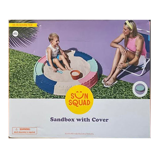 Sun Squad Castle Fort Sandbox w/ Cover