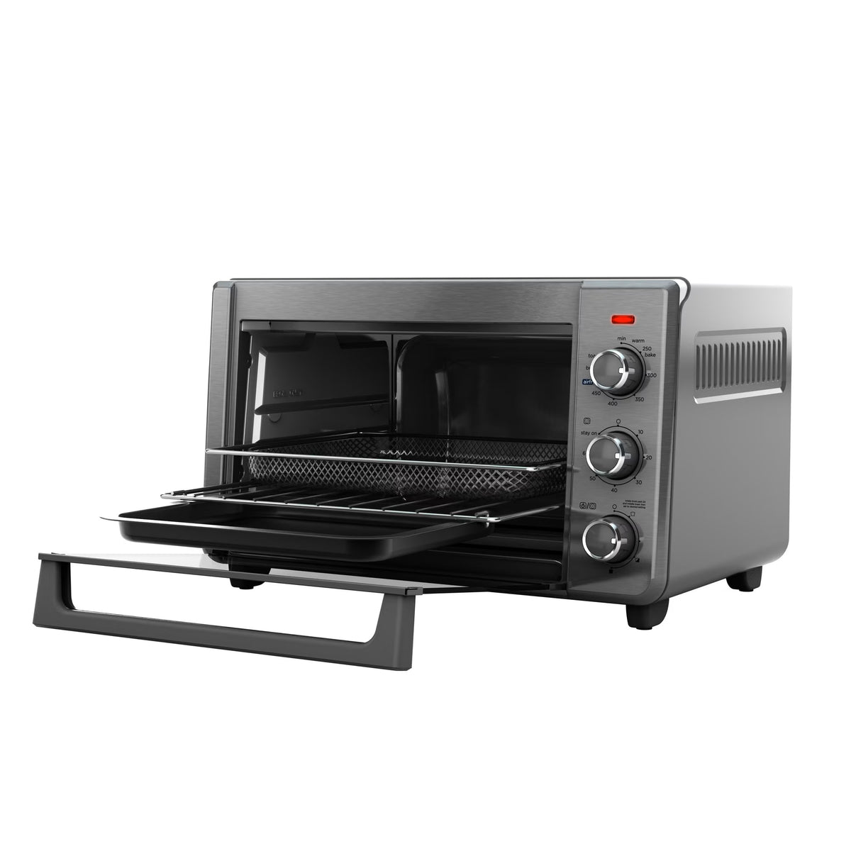 (New) BLACK+DECKER 6-Slice Crisp 'N Bake Air Fry Toaster Oven, .78 Cubic Feet Interior