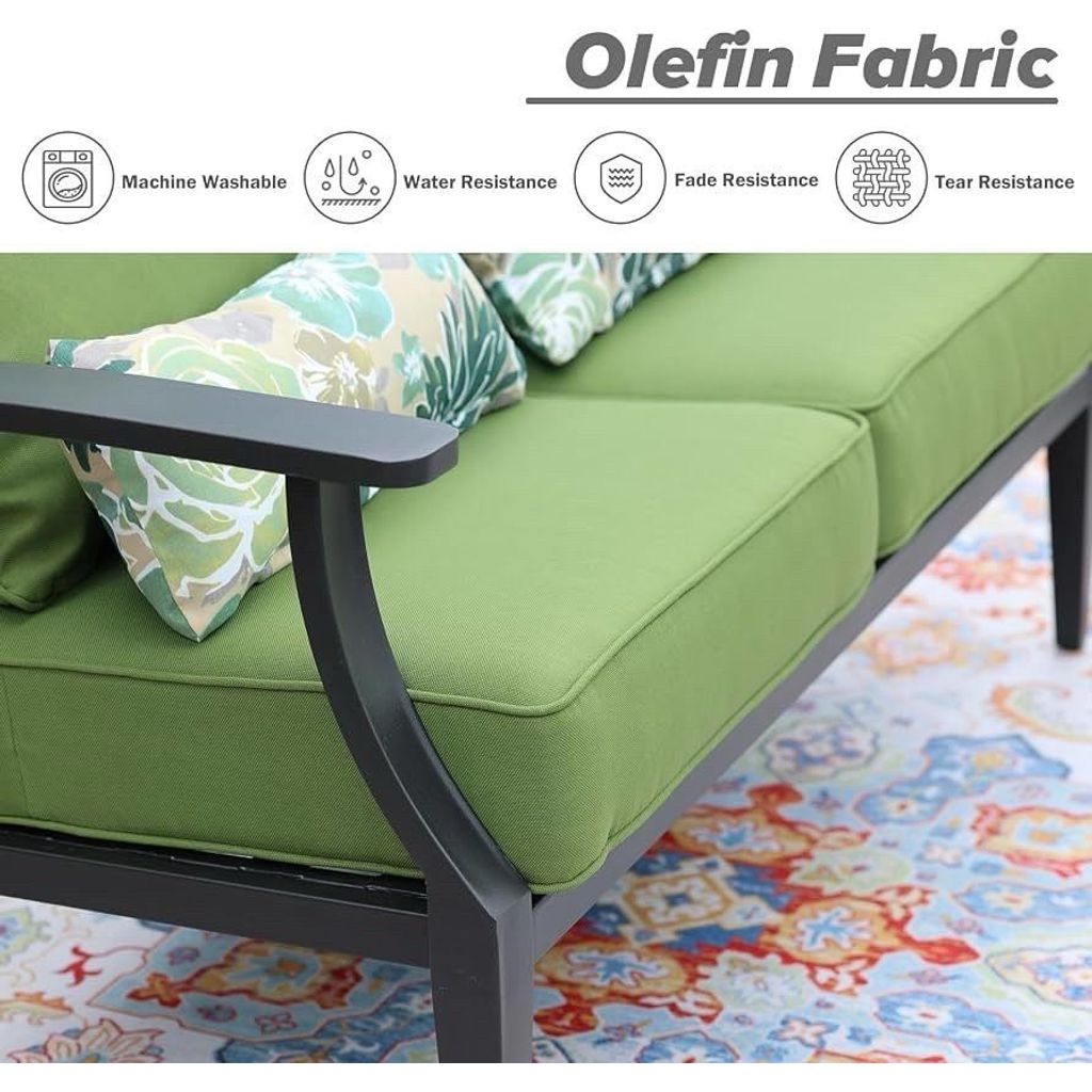 Outdoor Olefin Deep Seat Cushion Set