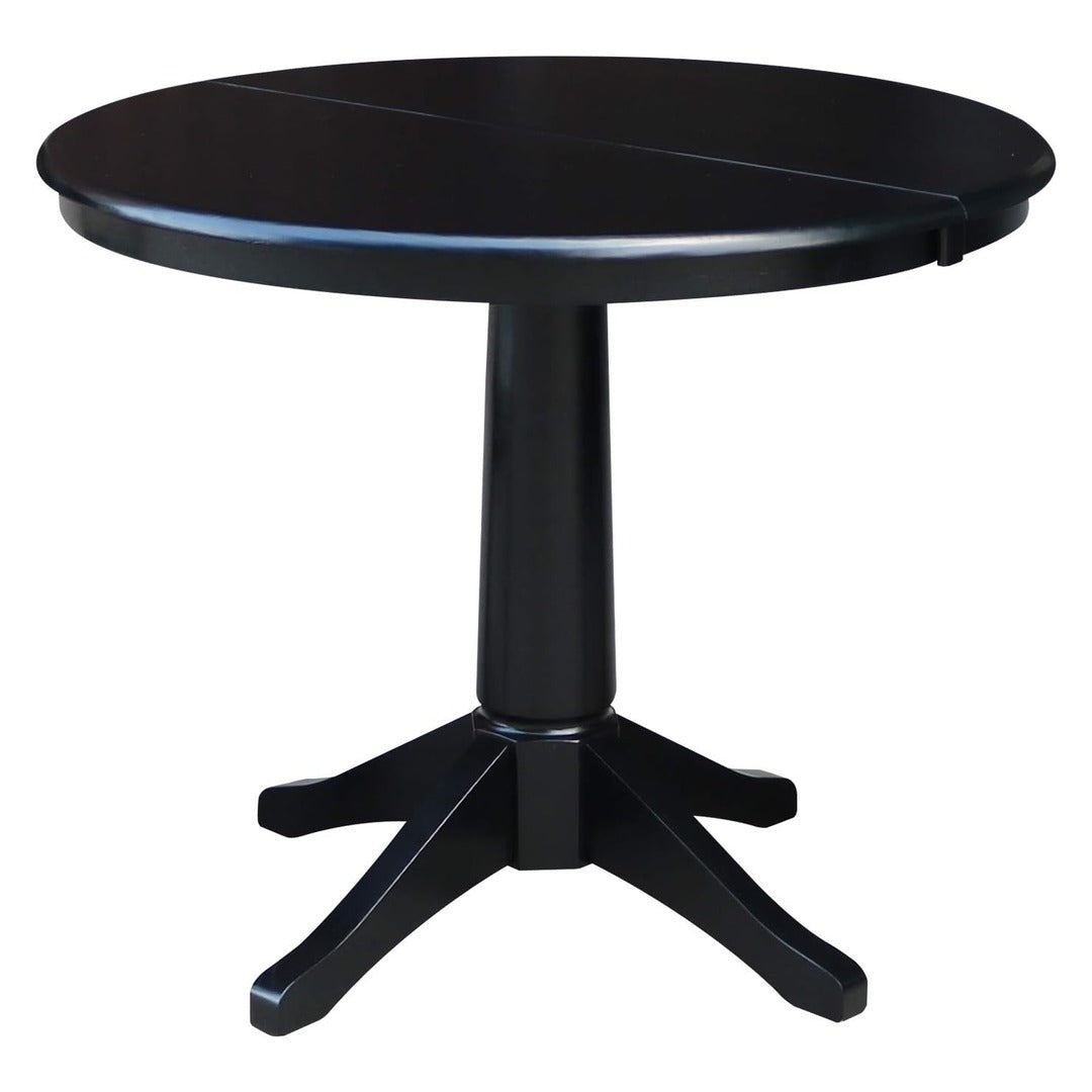 International Concepts 36" Round Extension Dining Table