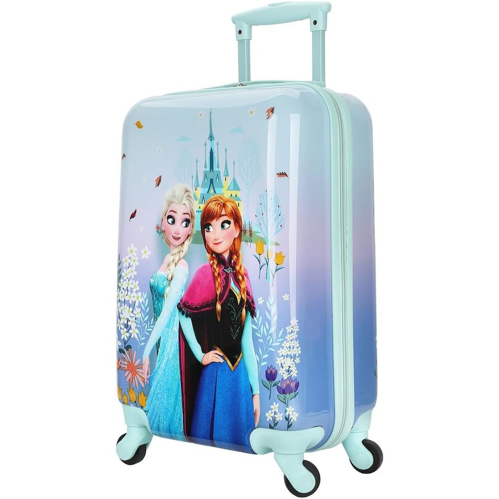 (New) Frozen Elsa & Anna Arendelle Castle 22" Rolling Luggage